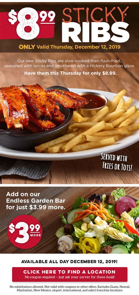 Ruby tuesday specials - Order food online at Ruby Tuesday, Waterville with Tripadvisor: See 95 unbiased reviews of Ruby Tuesday, ranked #25 on Tripadvisor among 76 restaurants in Waterville. ... Special Diets. Vegetarian Friendly. Meals. Lunch, Dinner. View all details. meals, features. Location and contact. 20 Waterville Commons Dr, Waterville, ME 04901 …